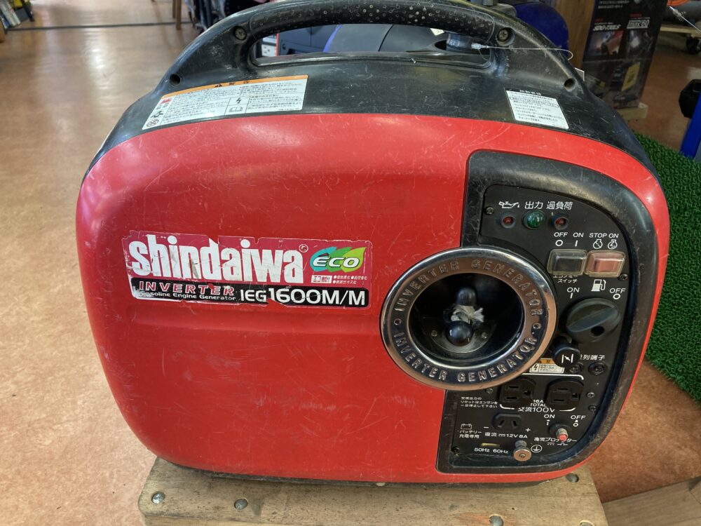 新ダイワ インバーター発電機 IEG1600M-M 中古品