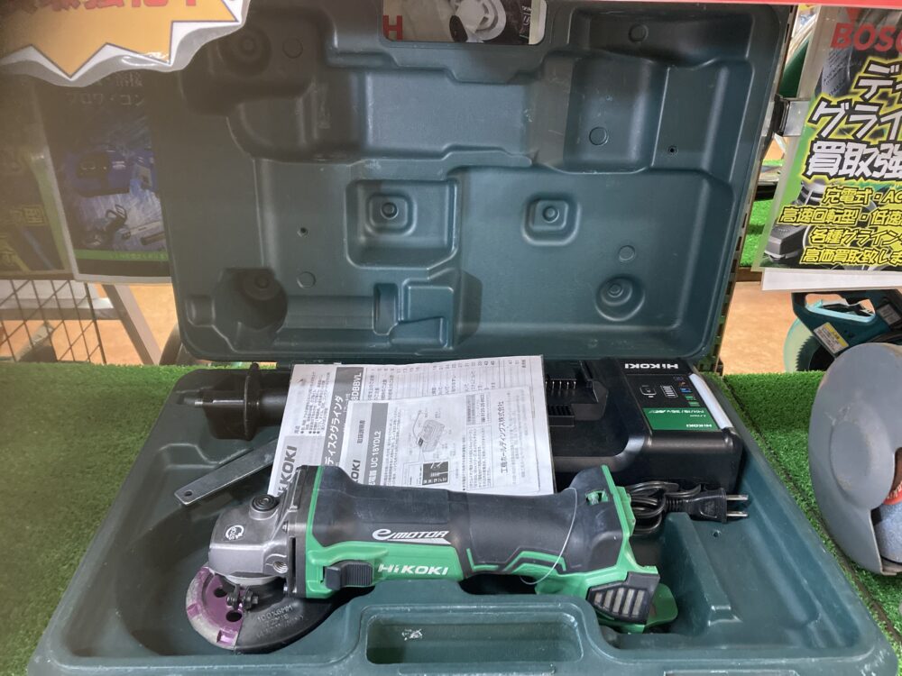 HiKOKI ハイコーキ 18vコードレスディスクグラインダ G18DBBVL 中古品