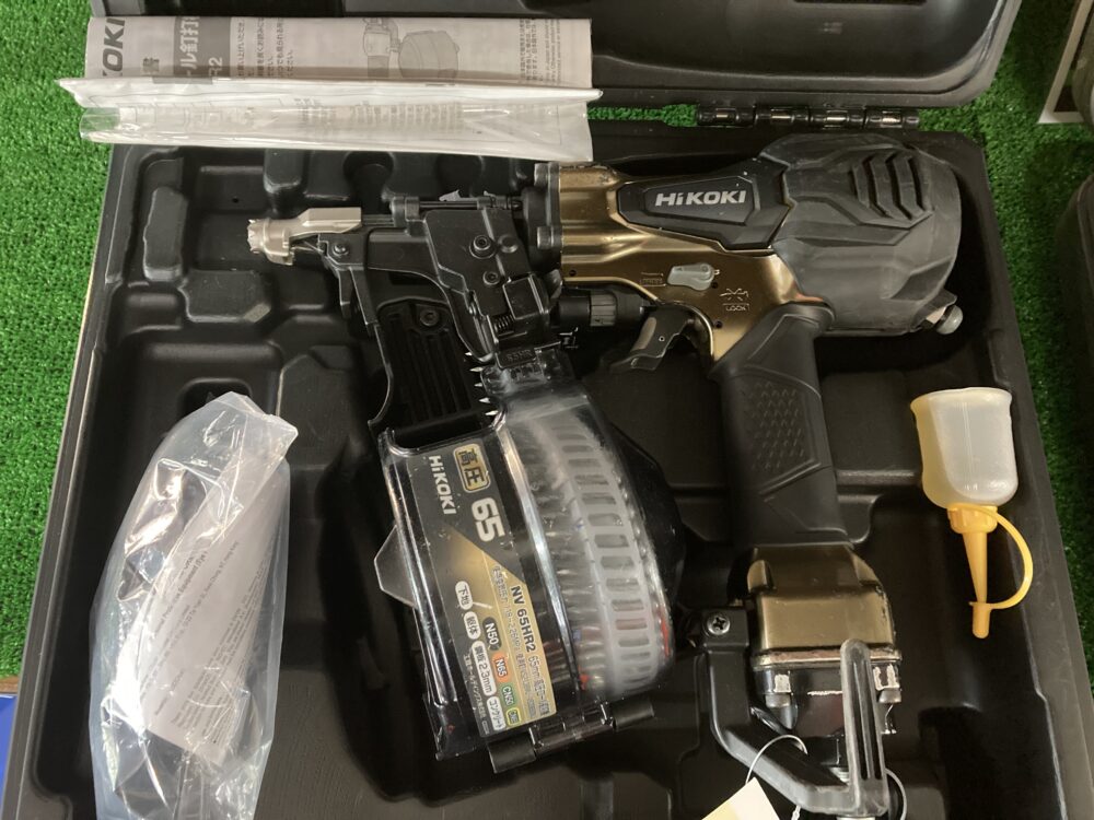 HIKOKI ハイコーキ 高圧ロール釘打機 NV65HR2 中古品