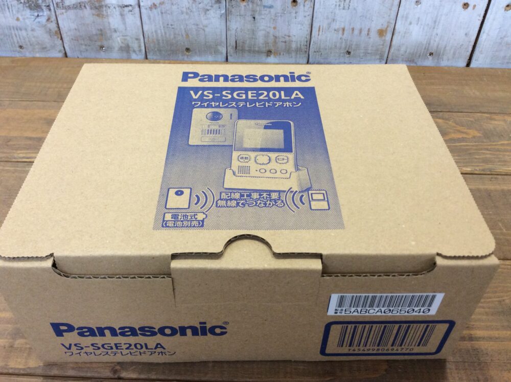 2025-10-18 Panasonic パナソニック テレビドアホン VS-SGE20LA