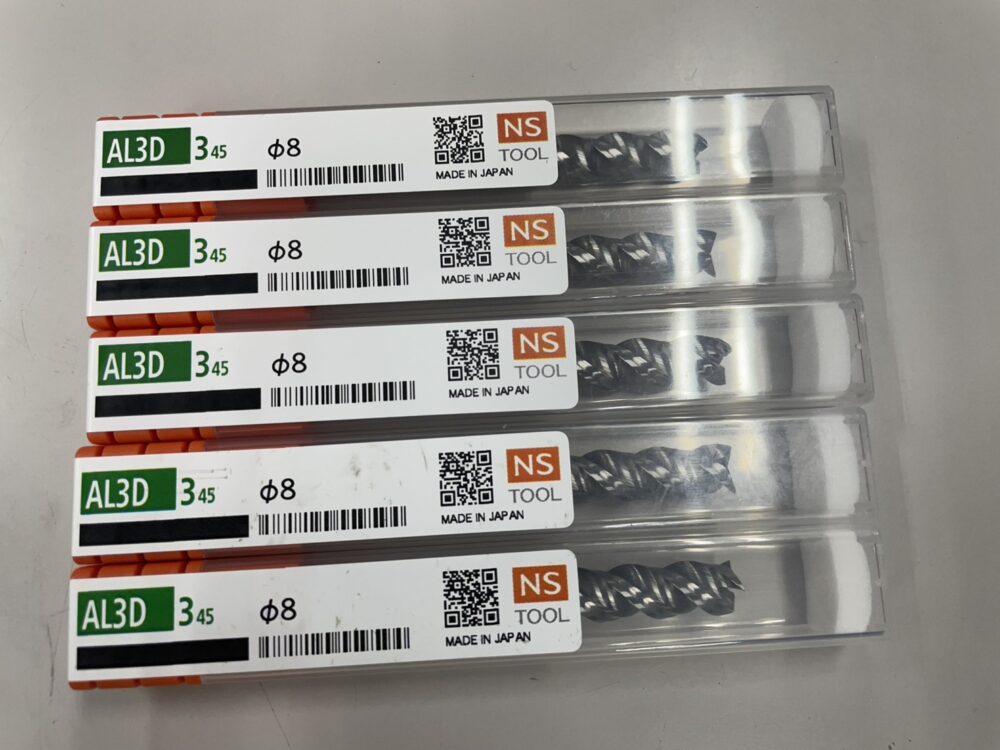 NS TOOL 日進工具 アルミ専用高能率エンドミル AL3D-345 Φ8