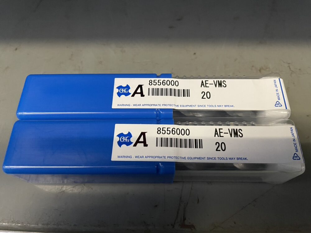 OSG 超硬防振型エンドミル ショート形 Φ20 AE-VMS 20