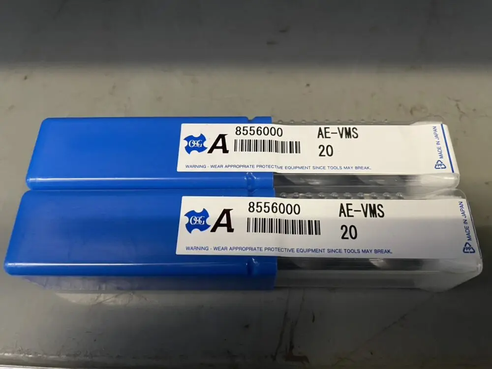 OSG 超硬防振型エンドミル ショート形 Φ20 AE-VMS 20