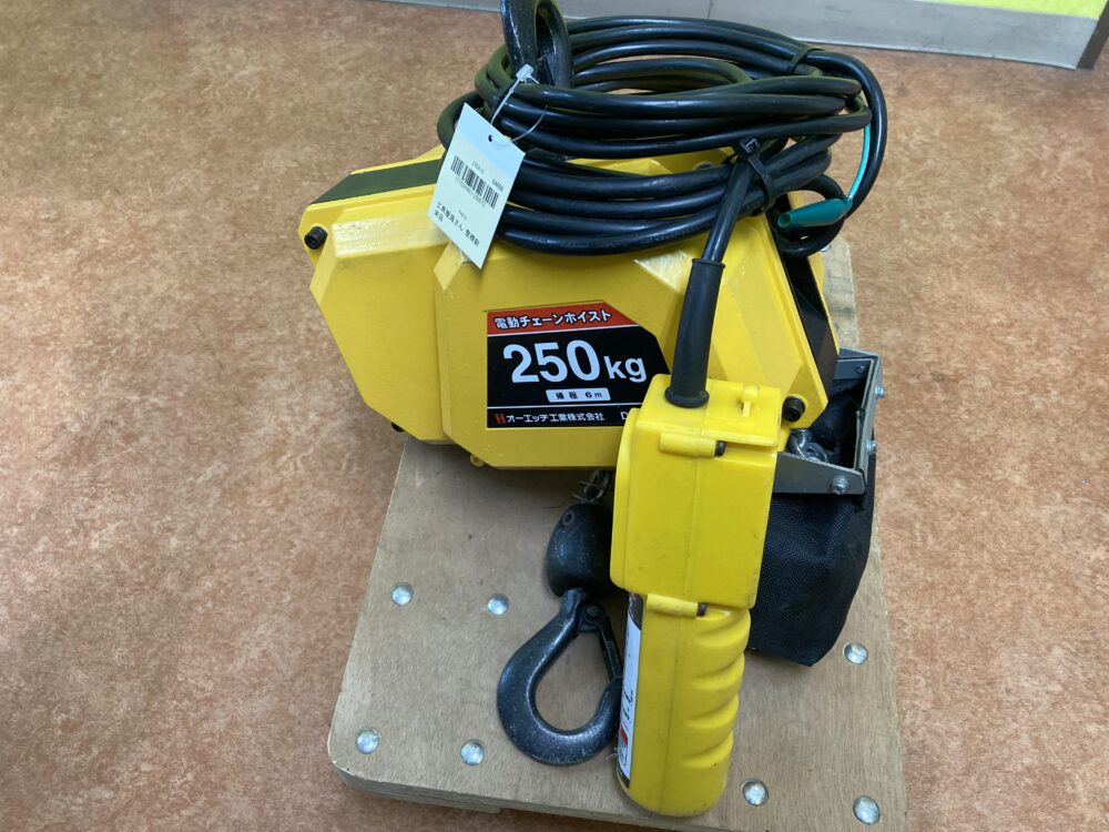 OH オーエッチ 電動チェーンホイスト DCH-250 中古品