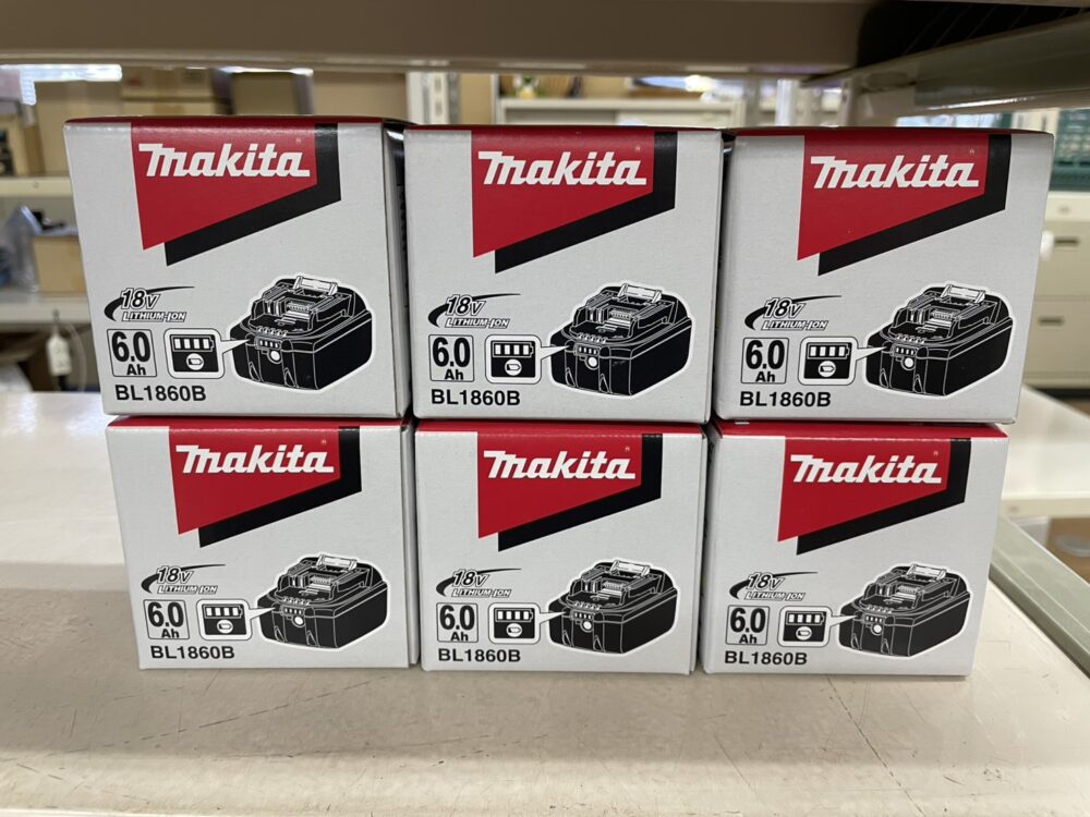 makita マキタ 18V6.0Ah リチウムイオンバッテリ BL1860B