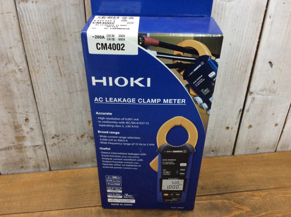 2025-12-12 HIOKI 日置電機 ACリーククランプメータ CM4002