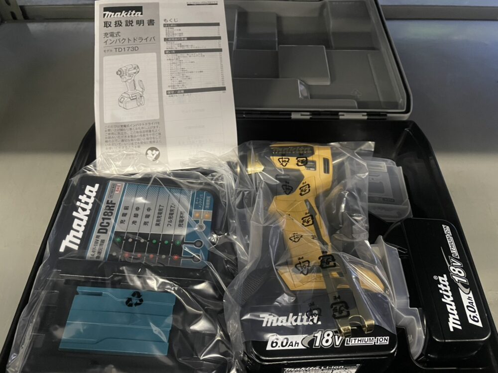makita マキタ 充電式インパクトドライバ プレミアムイエロー 20周年限定カラー TD173DGXPY