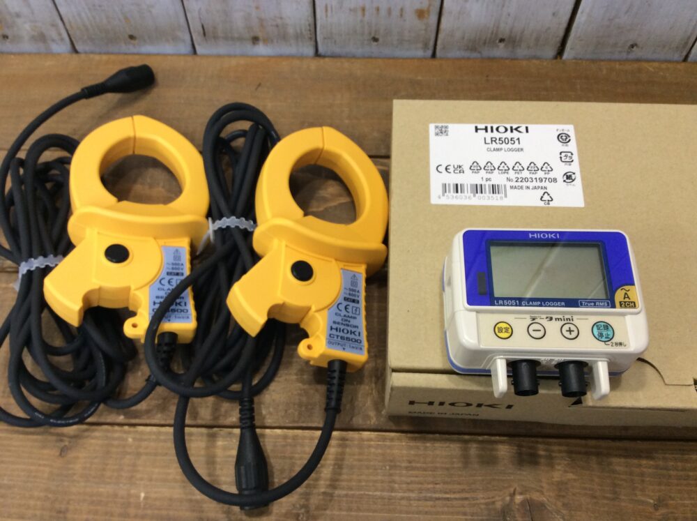 2026-02-01 HIOKI 日置電機 クランプオンセンサ クランプロガー セット品 CT6500LR5051
