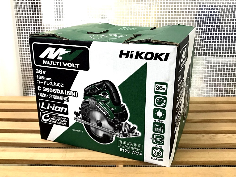HiKOKI コードレス丸ノコC3606DA