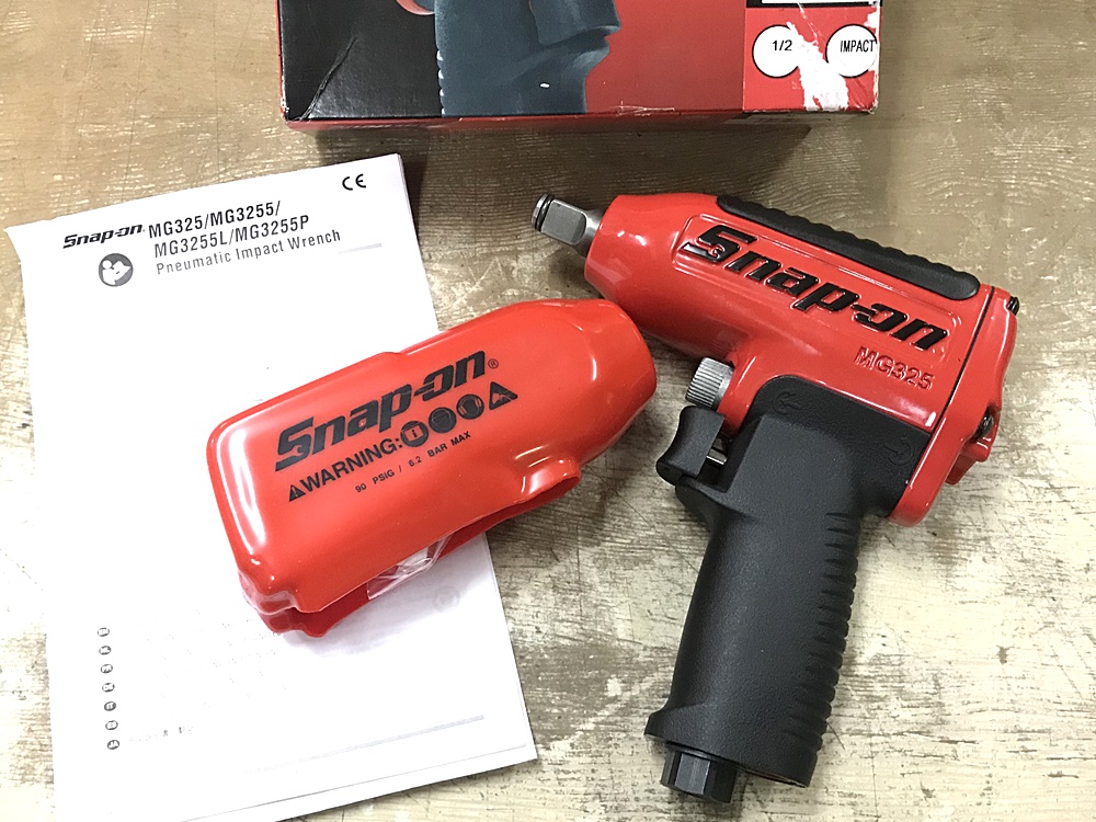 宅配買取】Snap-on スナップオン 1/2″ エアーインパクトレンチ MG3255J の未使用品を宅配買取させて頂きました！☆Snap-on（ スナップオン）売るなら 余剰在庫 法人買取 神奈川県 東京都 全国対応ネット買取☆ | 静岡県浜松市 新品工具・中古工具買取のことなら工具屋源さん