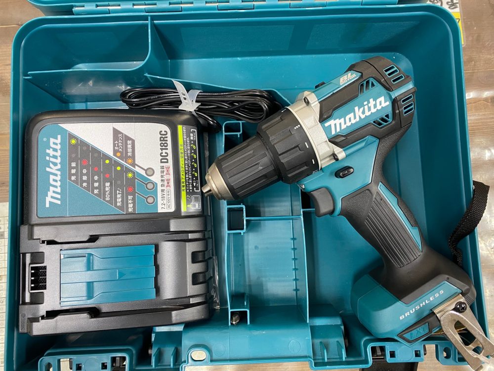 マキタ makita 充電式ドライバドリル DF474DRTX フルセット 中古美品を現金買取りしました！