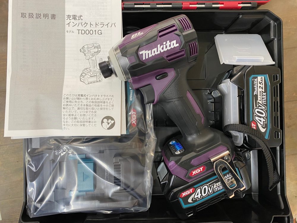 マキタ makita 充電式インパクトドライバ TD001GDX 新品未使用品を現金買取りしました！