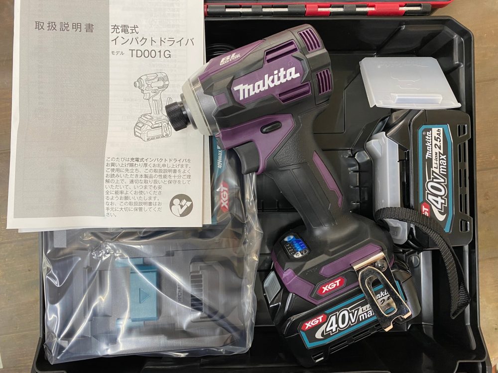 マキタ makita 充電式インパクトドライバ TD001G 新品未使用品を現金買取りしました！