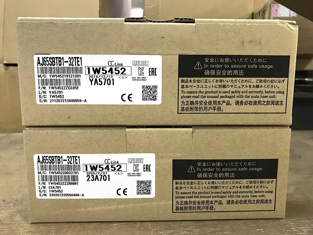 宅配買取】三菱電機 CC-Link小形タイプリモートI/Oユニット AJ65SBTB1-32TE1を宅配買取させて頂きました！ |  MELSECの高価買取なら工具屋源さん