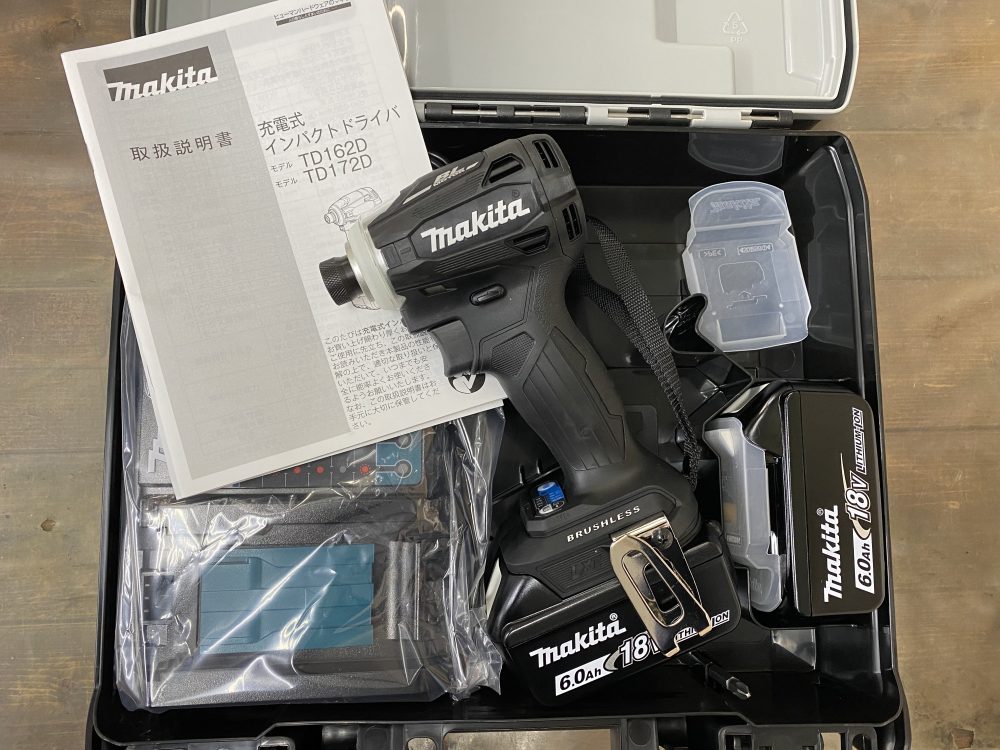 マキタ makita 充電式インパクトドライバ TD172D 新品未使用品を現金買取りしました！