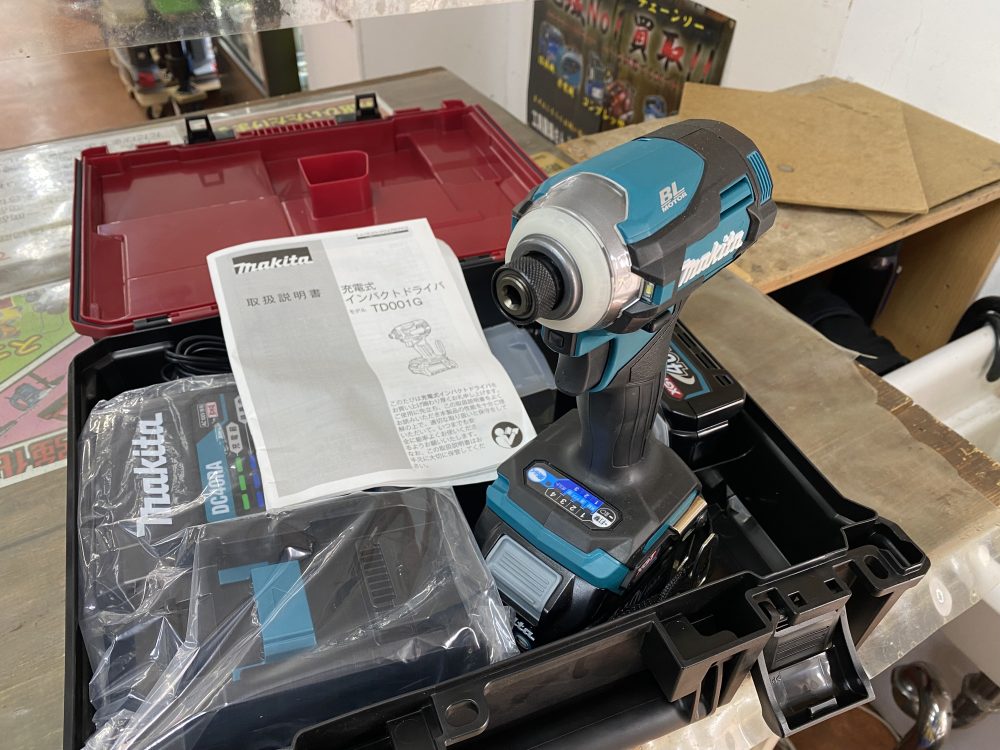 マキタ makita 充電式インパクトドライバ TD001G 新品未使用品を現金買取りしました！