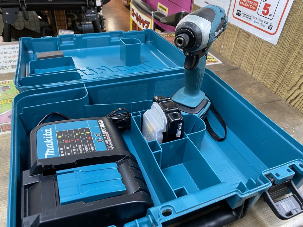 マキタ makita 充電式インパクトドライバ TD134D 中古美品を現金買取りしました！