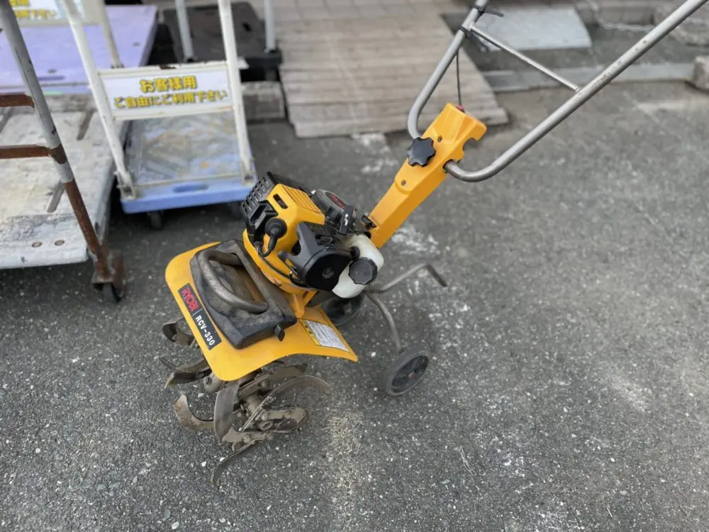 浜松入野店】RYOBI リョービ 小型耕運機 RCV-330 中古品をお買取させて頂きました！☆出張買取 浜松市 設楽町 新城市 田原市 豊橋市  豊川市 豊根村 東栄町☆ | 静岡県浜松市 新品工具・中古工具買取のことなら工具屋源さん