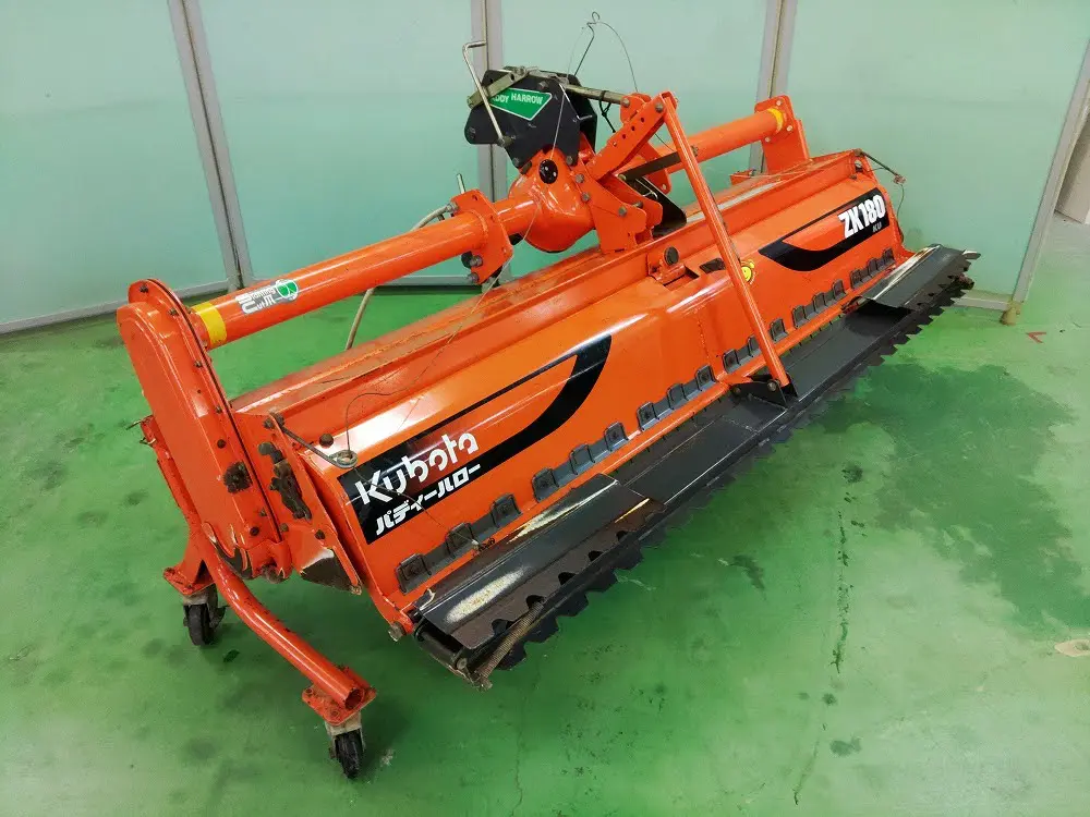 出張買取】クボタ kubota 代掻き パディーハロー ZK180 ロータリーを出張買取させていただきました！浜松市中央区 浜名区 天竜区 湖西市  磐田市 掛川市 豊橋市 豊川市 蒲郡市 田原市 島田市 牧之原市 藤枝市 | 静岡県浜松市 新品工具・中古工具買取のことなら工具屋源さん