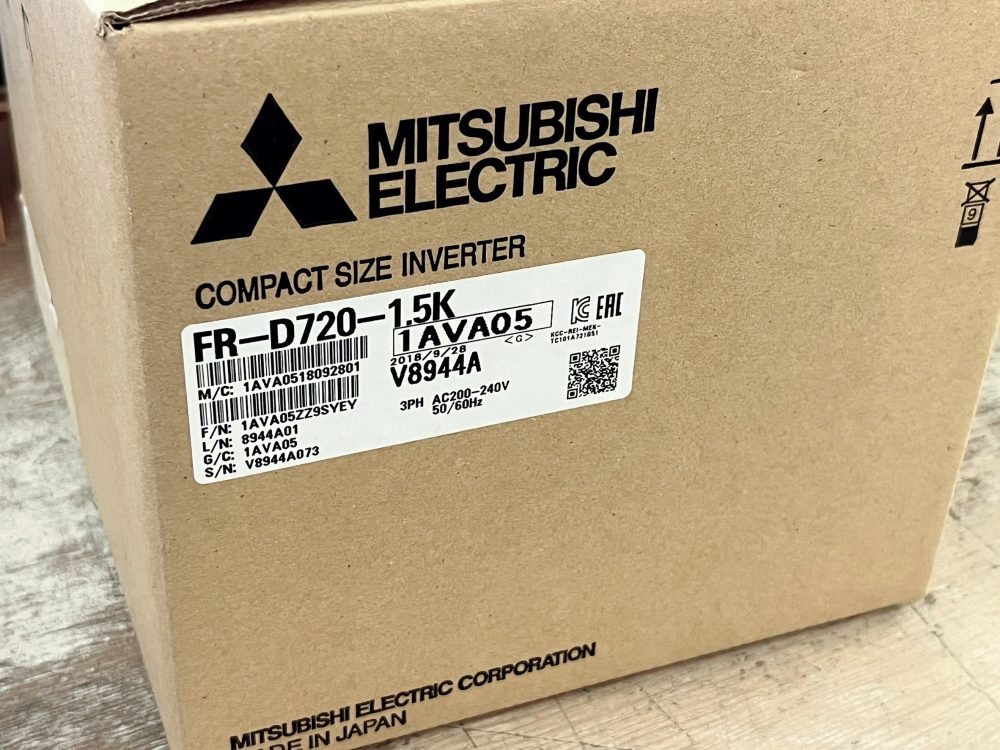 三菱電機 MITSUBISHI インバータ FR-D720-1.5K