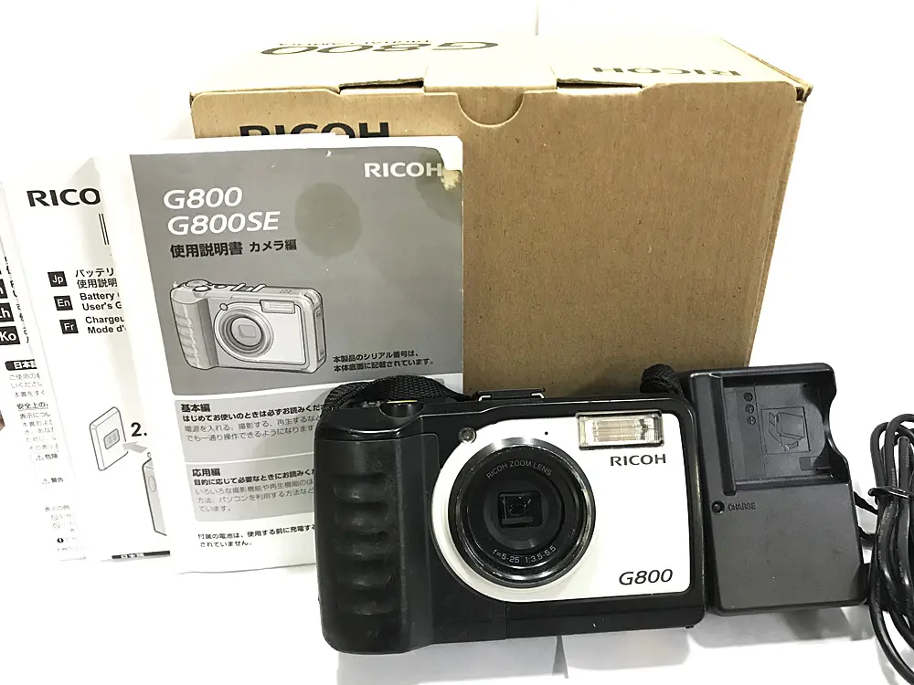 宅配買取】RICOH リコー 防水・防塵・業務用デジタルカメラ G800 中古品を宅配買取させて頂きました！☆現場カメラを宅配買取強化中！ 神奈川県  横浜市 川崎市 相模原市 横須賀市 藤沢市 全国対応宅配買取☆ | 静岡県浜松市 新品工具・中古工具買取のことなら工具屋源さん