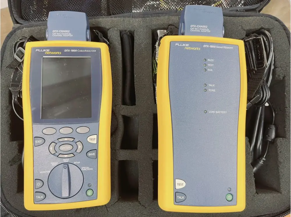 宅配買取】FLUKE フルーク ケーブルアナライザー DTX-1800 中古美品を宅配買取させて頂きました！☆フルーク FLUKE  テスターを宅配買取強化中！ 鳥取県 鳥取市 米子市 倉吉市 境港市 全国対応宅配買取☆ | 静岡県浜松市 新品工具・中古工具買取のことなら工具屋源さん