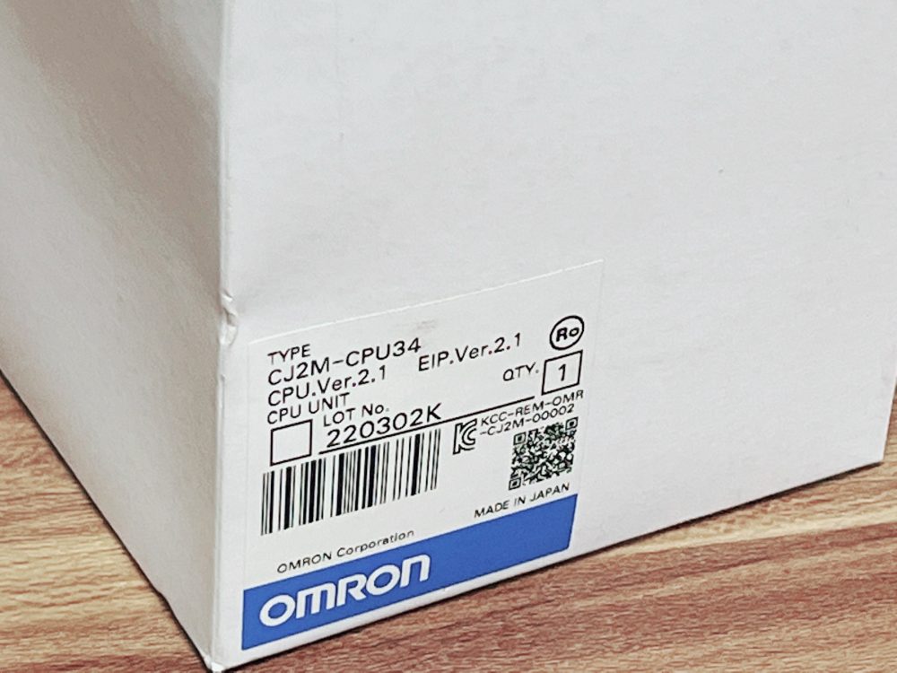 OMRON オムロン CPUユニット EtherNet/IP機能付き CJ2M-CPU34