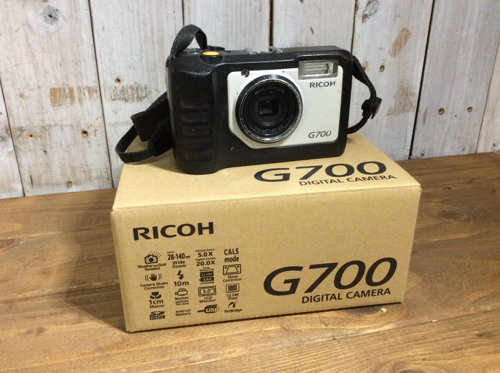 221001 RICHO リコー 業務用 防水・防塵・耐衝撃デジタルカメラ G700