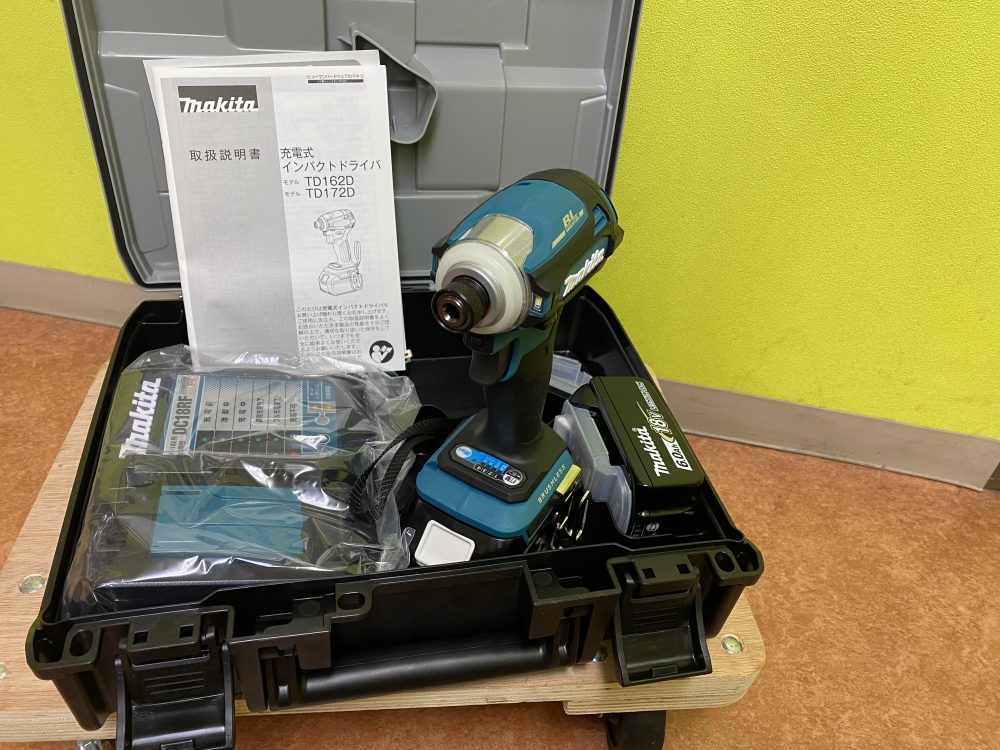 makita マキタ 充電式インパクトドライバ TD172DRGXをお買取させて頂きました！