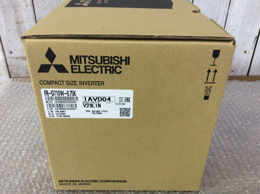 2023-01-19 MITSUBISHI 三菱電機 インバータ FR-D710W-0.75K