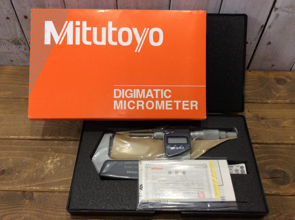 2023-04-25 Mitutoyo ミツトヨ デジマチック直進式外側マイクロメータ OMV-50MX(406-251-30)