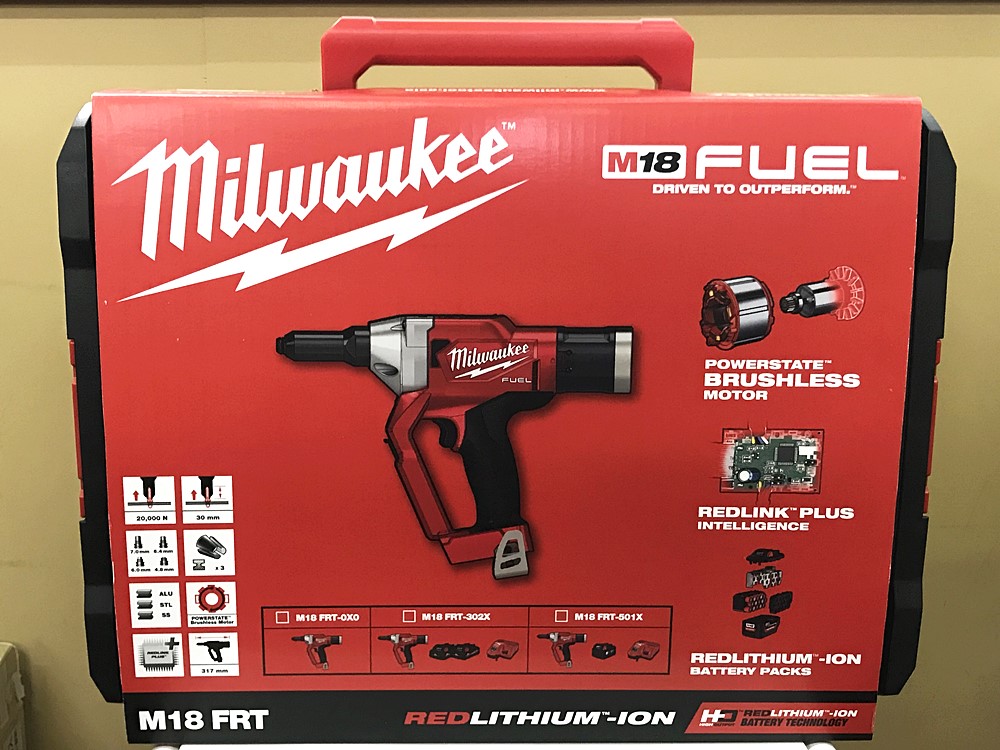 Milwaukee ミルウォーキー M18 FUEL 充電式リベッター M18FRT-0X0JPを宅配買取致しました。