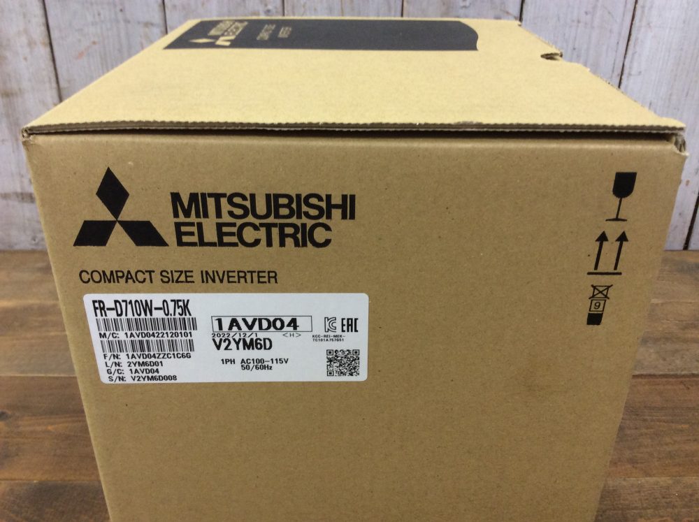 2023-07-31 MITSUBISHI 三菱電機 インバータ FR-D710W-0.75K