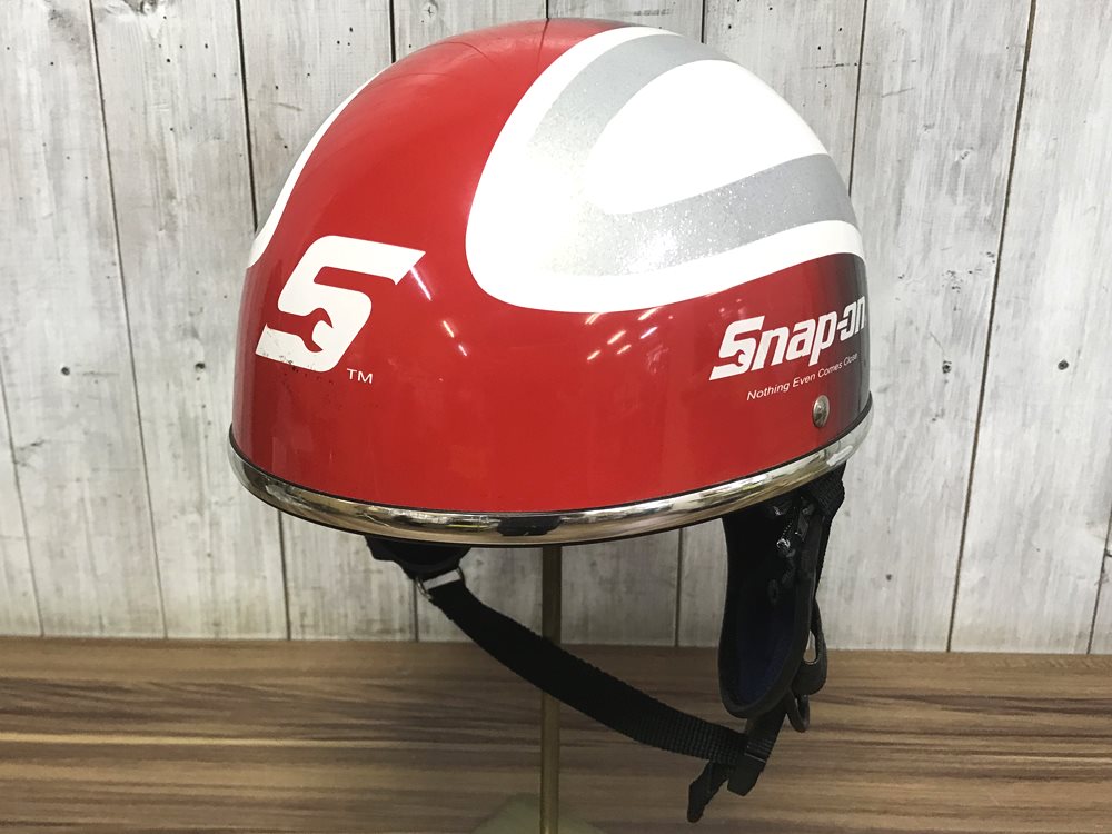 Snap-on スナップオン ハーフヘルメット RED/WHITE JDAHM 中古美品を宅配買取