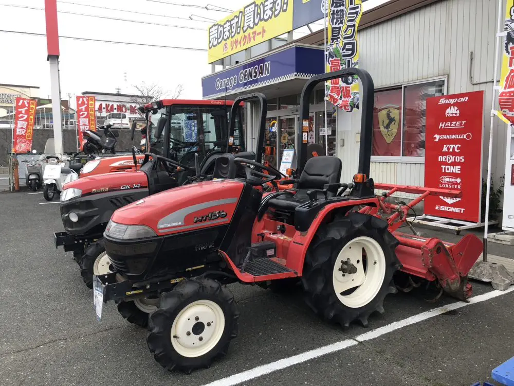 磐田市発 中古トラクター 三菱/MITSUBISHI MT18 アワー496時間