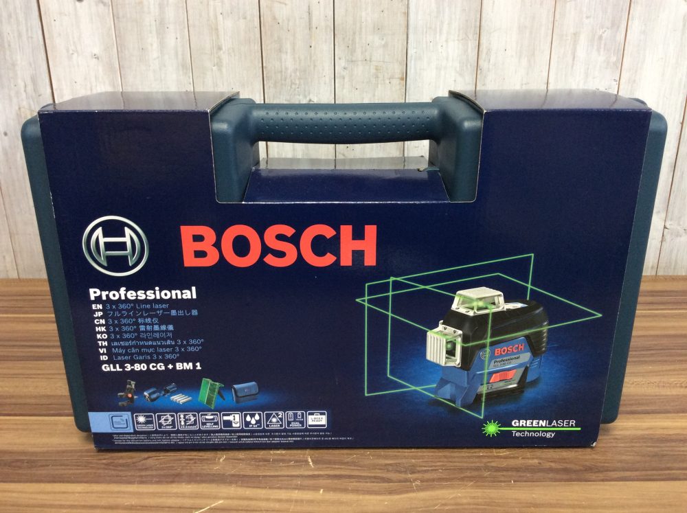 2024-09-15 BOSCH ボッシュ レーザー墨出し器 グリーンレーザー GLL3-80CG