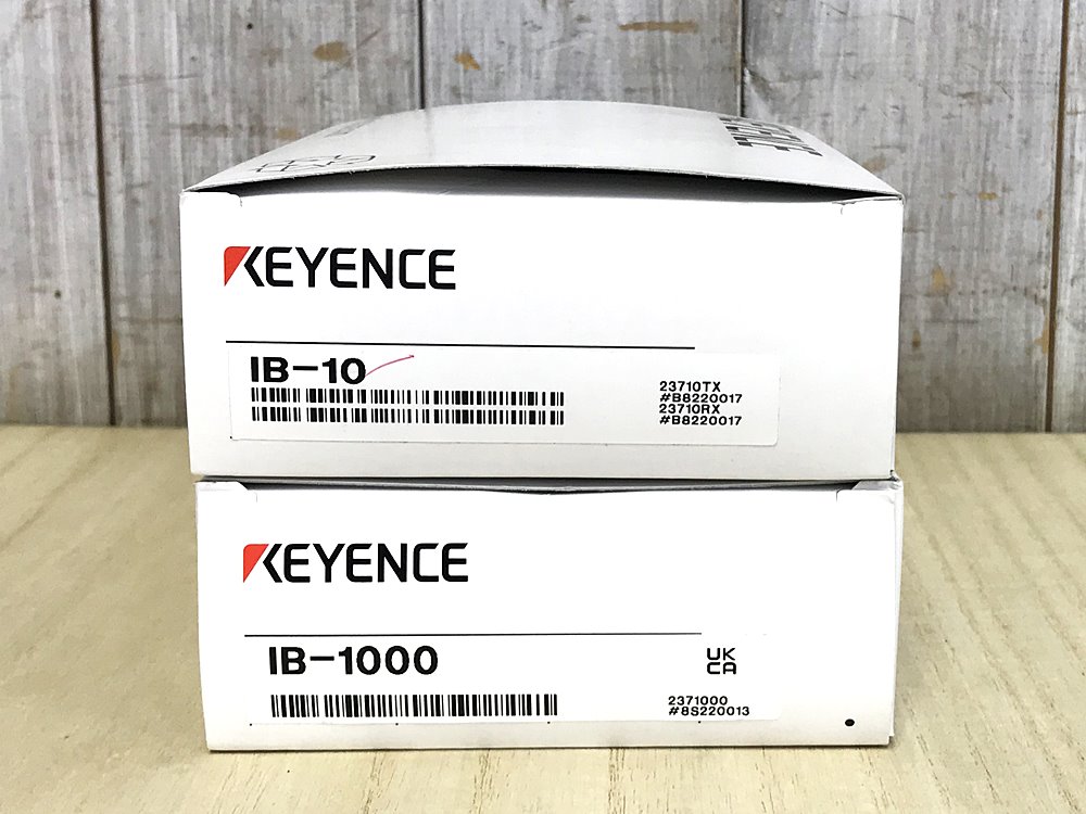 KEYENCE キーエンス 透過型レーザ判別センサ センサヘッド アンプユニット IB-10 / IB-1000 新品未使用品を宅配買取させて頂きました！