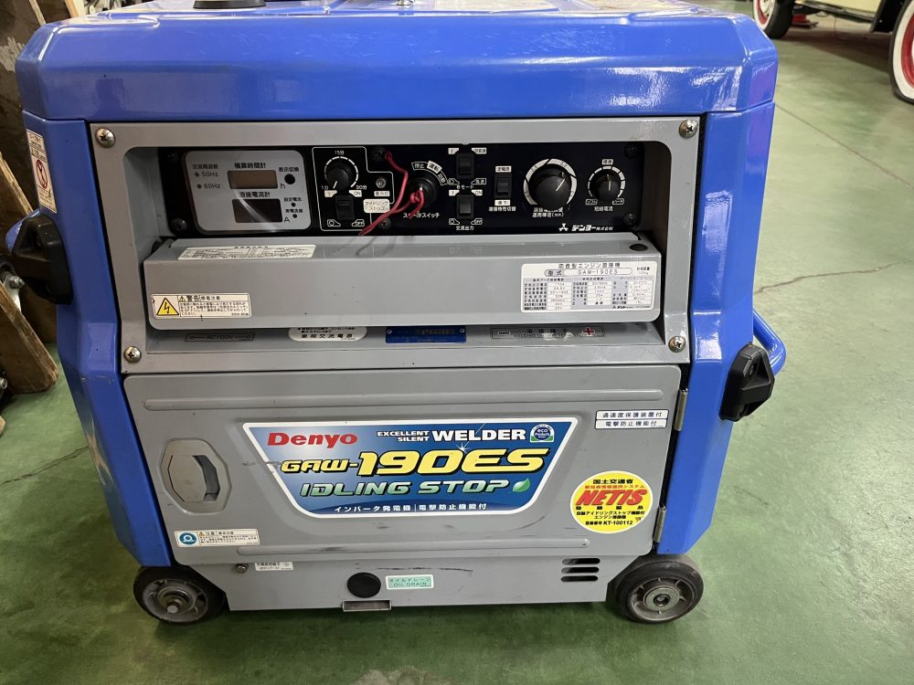 Denyo デンヨー 小型ガソリンエンジン溶接機 ウェルダー GAW-190ES