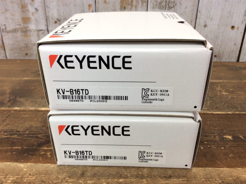 2024-11-20 KEYENCE キーエンス KV-8000シリーズ 出力ユニット 16点 ネジ端子台 MOSFET(シンク) KV-B16TD