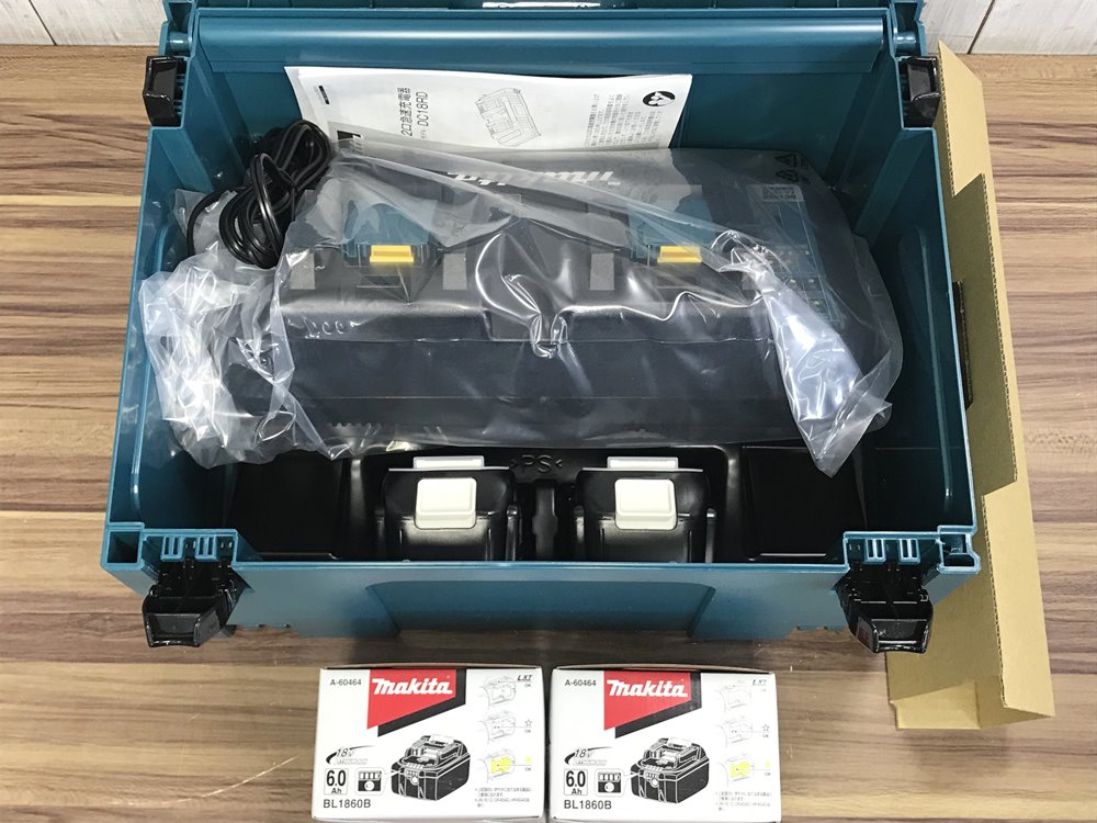 makita マキタ パワーソースキット1 (BL1860B×2・DC18RD・マックパック3) A-61226 新品未使用品を宅配買取させて頂きました！