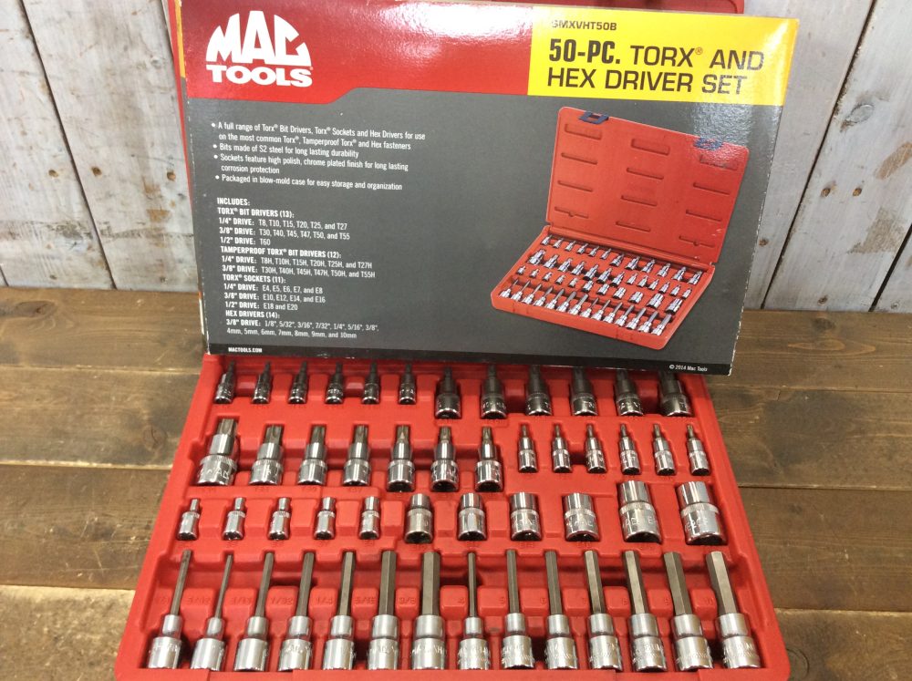 2025-01-05 MAC TOOLS マックツールズ 50Pc. マスター トルクス&ヘックス ドライバーセット SMXVHT50B